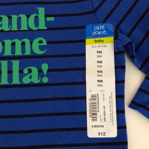 Okie Dokie Baby Boy Long Sleeve Tee - Picture 2 of 3